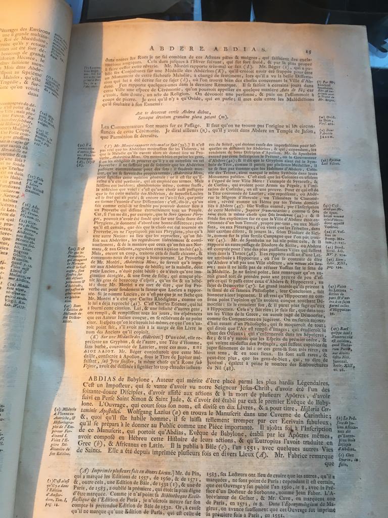 LE DICTIONAIRE DE BAYLE